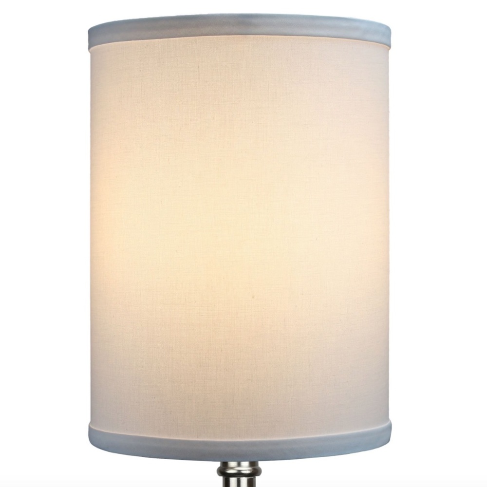 NEW - White Linen Lampshades